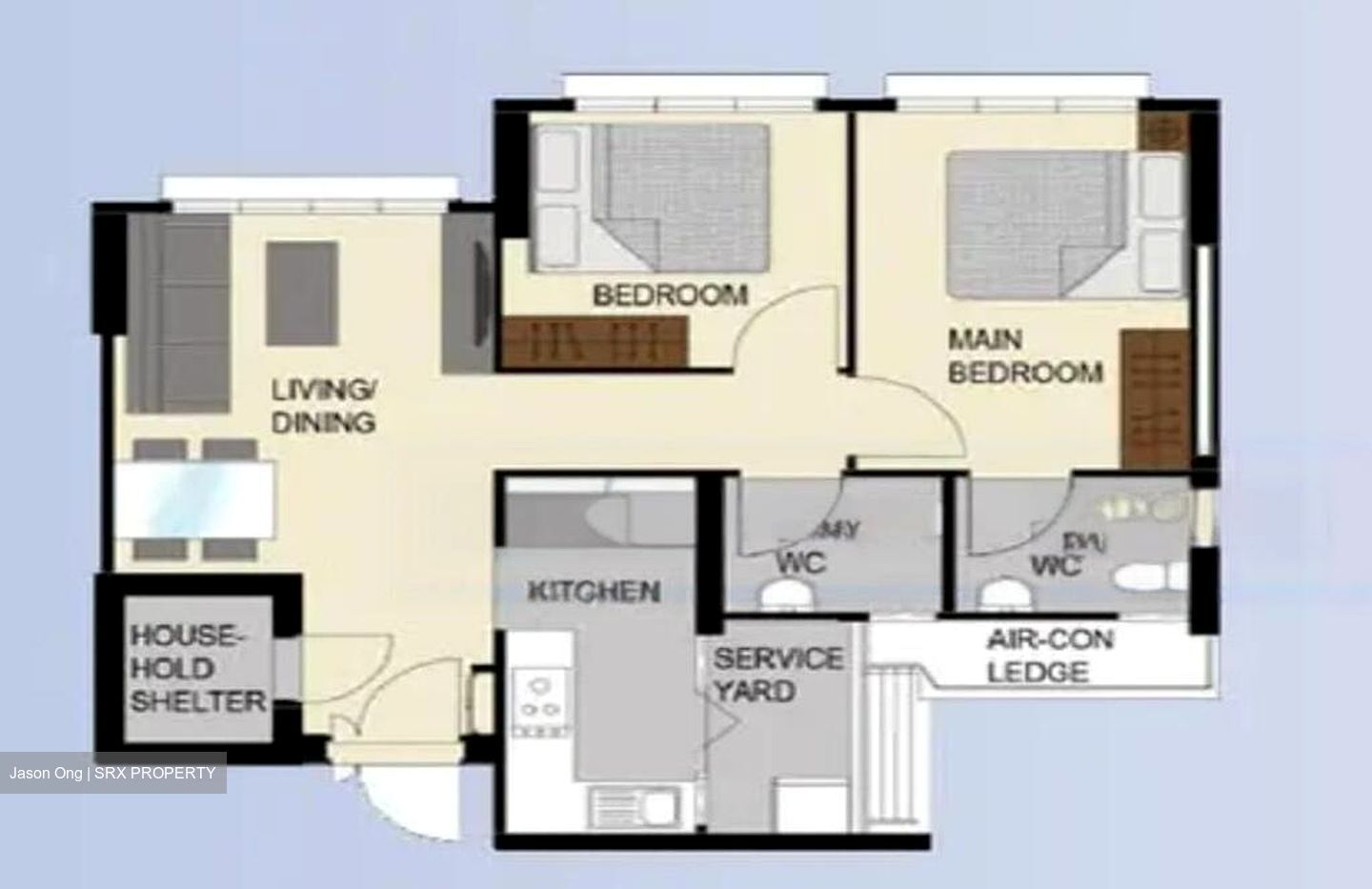 Blk 224C Matilda Edge (Punggol), HDB 3 Rooms #539537061